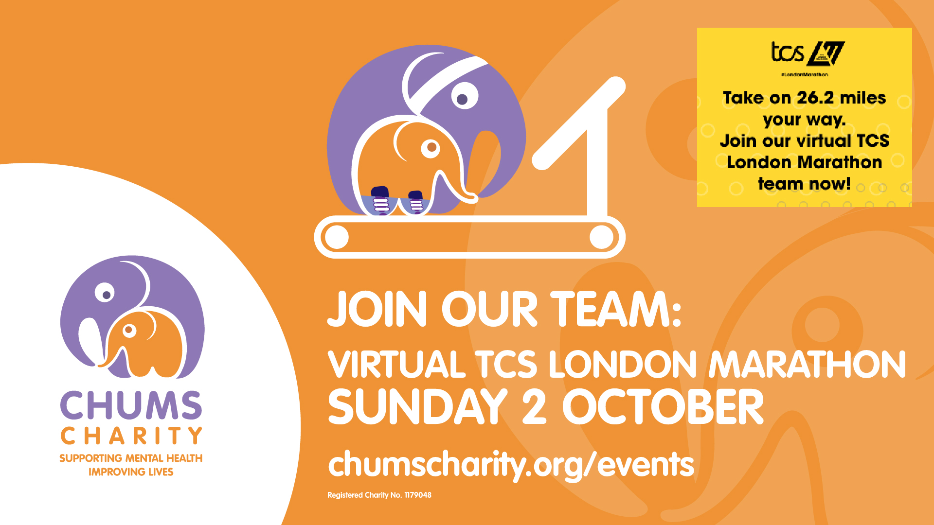 Run the TCS Virtual London Marathon for CHUMS