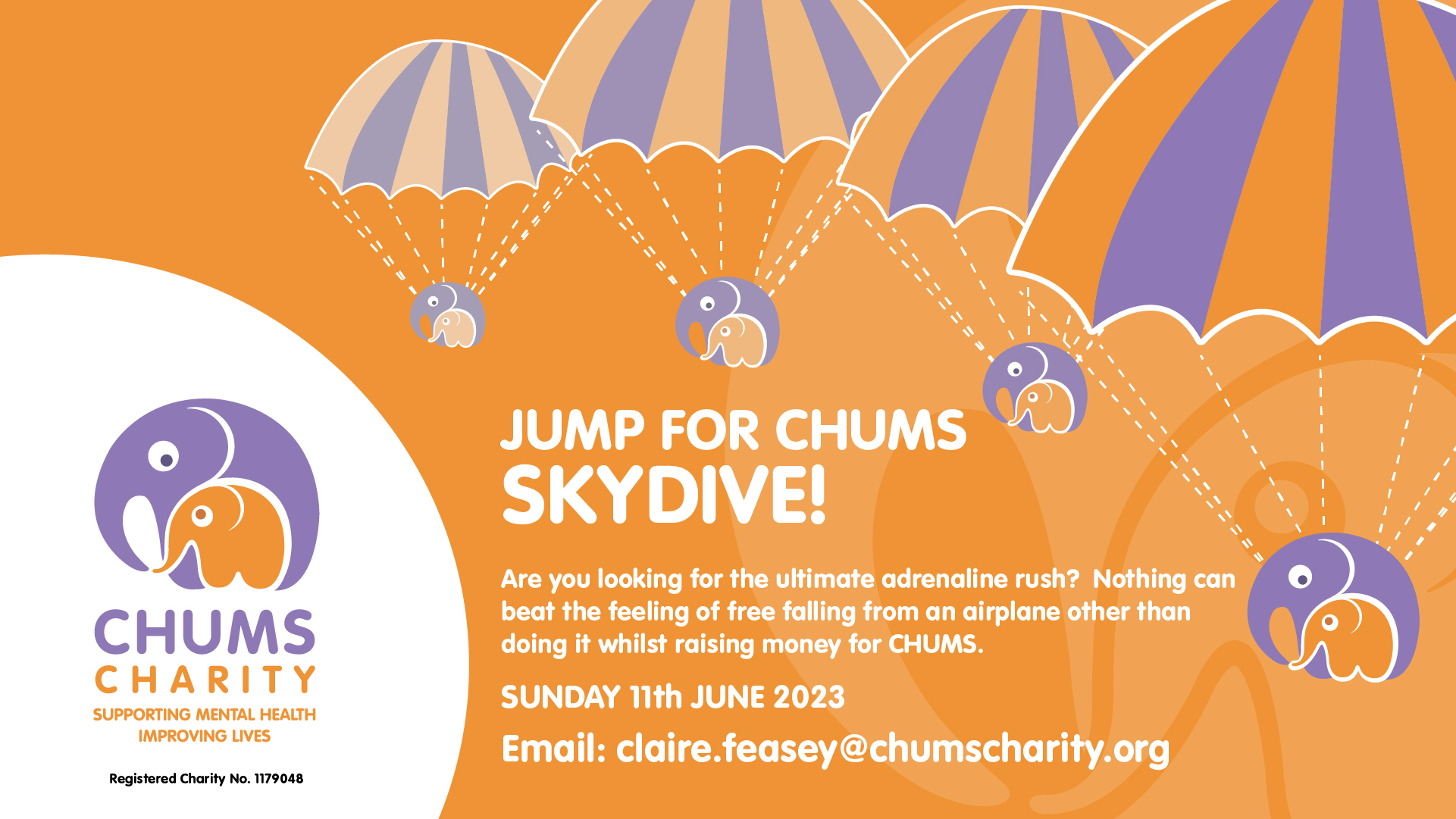 Jump for CHUMS Skydive - June