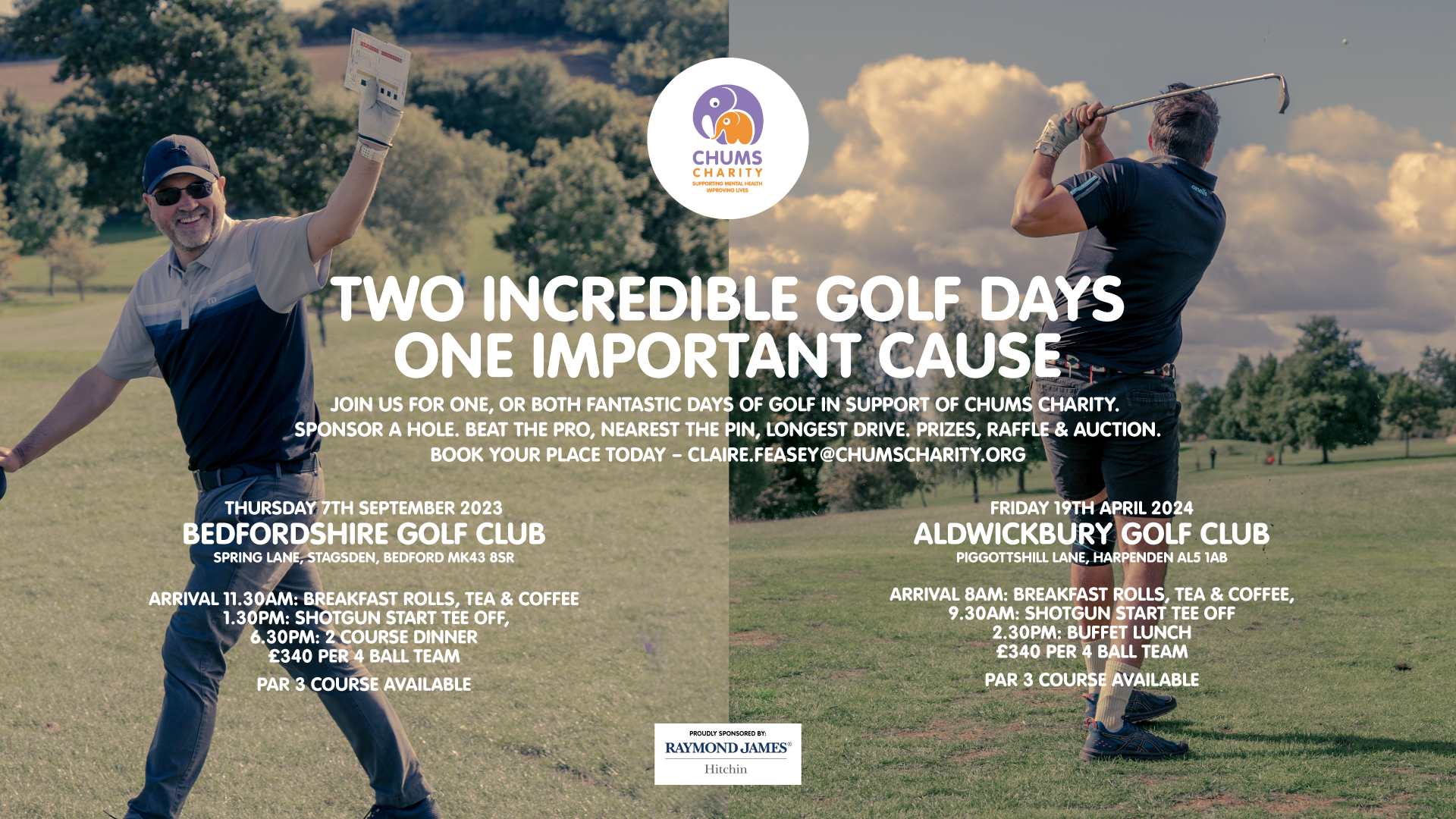 CHUMS Charity Golf Days