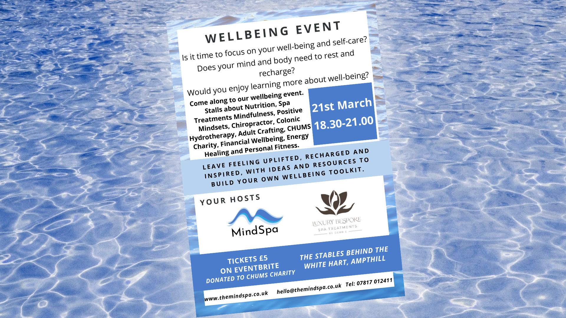 March Wellbeing Event