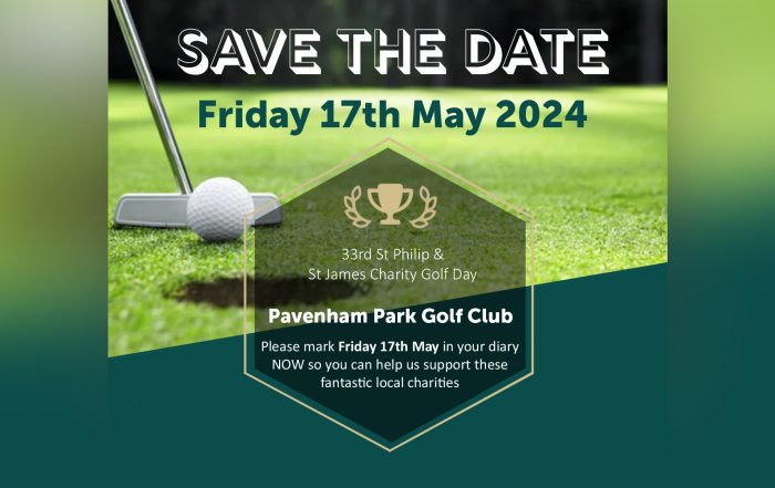 Save the date, Friday 27th May 2024