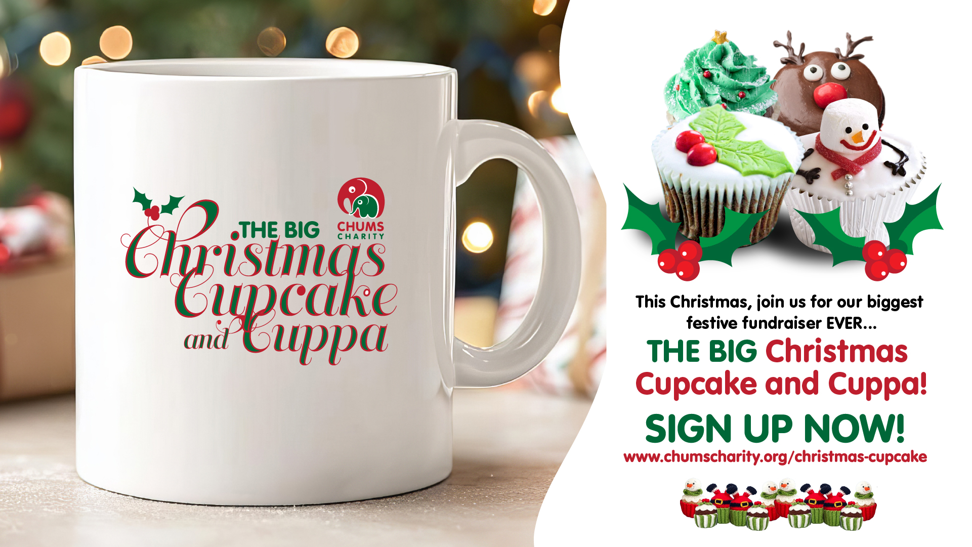 CHUMS Christmas Cupcake and Cuppa Campaign